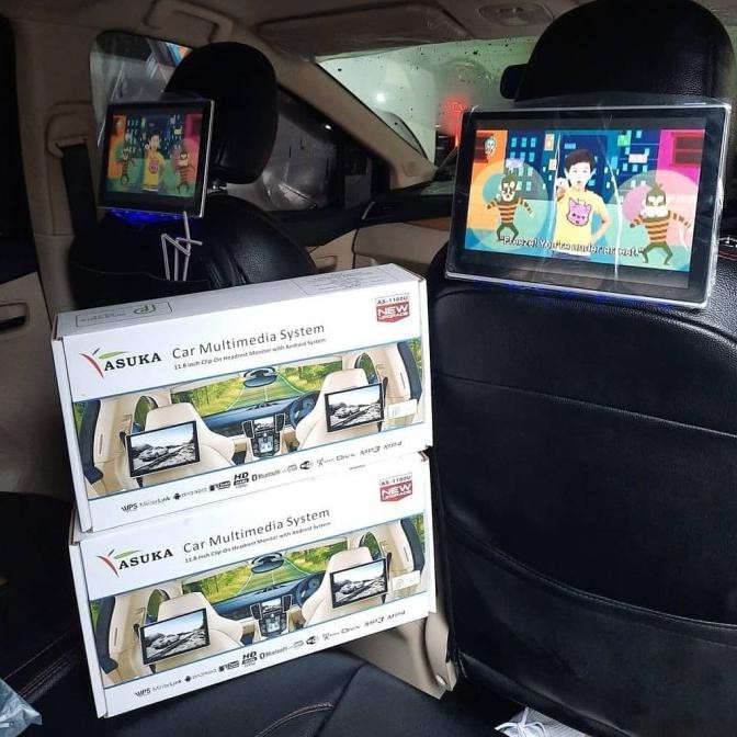 READY HEADREST CLIP ON ASUKA AS-1180AZ ANDROID/HEADREST ASUKA