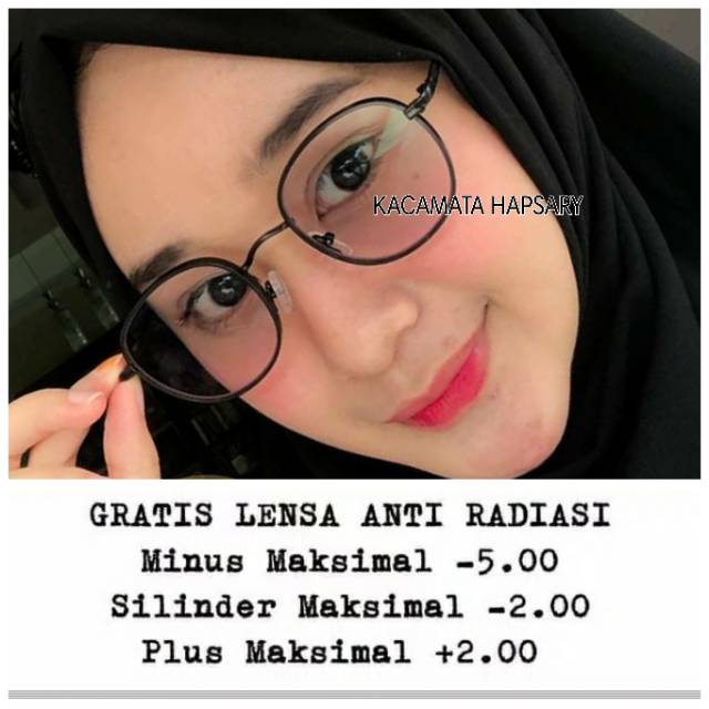 Frame Kacamata Wanita &amp; Pria Trendy, Kaca mata Anti Radiasi, Kacamata Minus, Kaca mata Elegant &amp; New