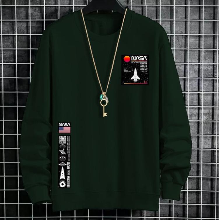 D.N- sweater crewneck NASAkualitas distro/sweater basic bahan pleece | TMR.28Jl22p