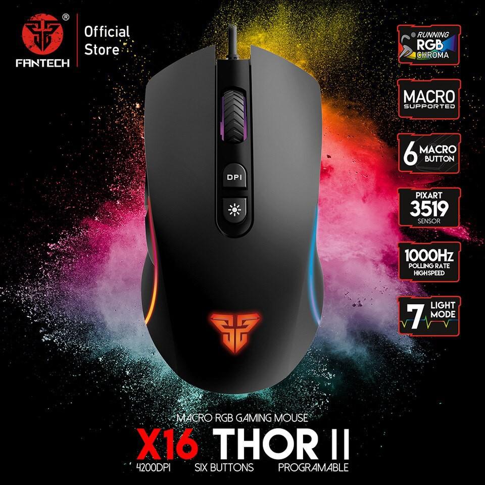 Fantech THOR II X16 Mouse Gaming PIXART