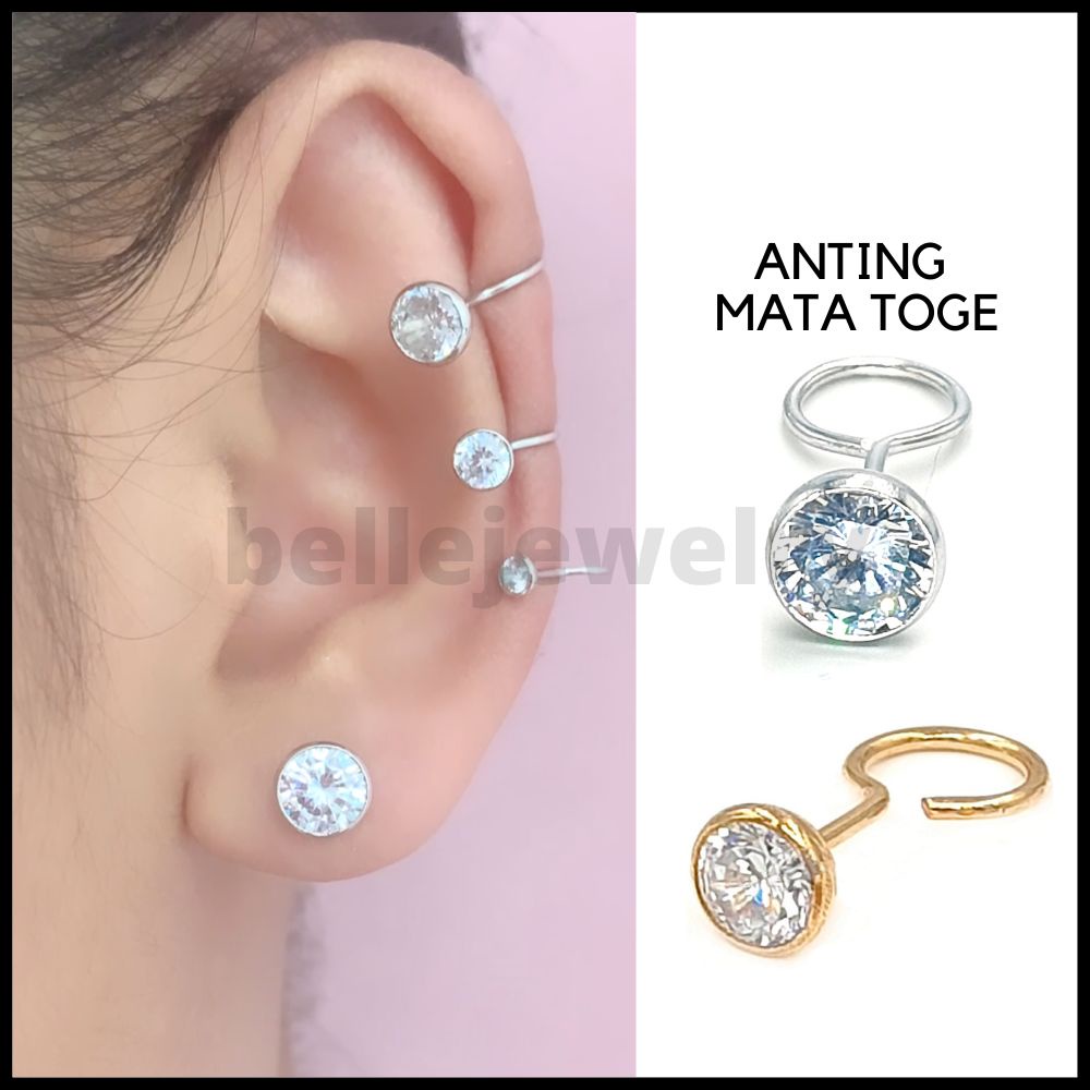 Anting Perak Asli Silver 925 - Anting Toge - Anting Anak Bayi - Model TOGE || Belle Jewelry