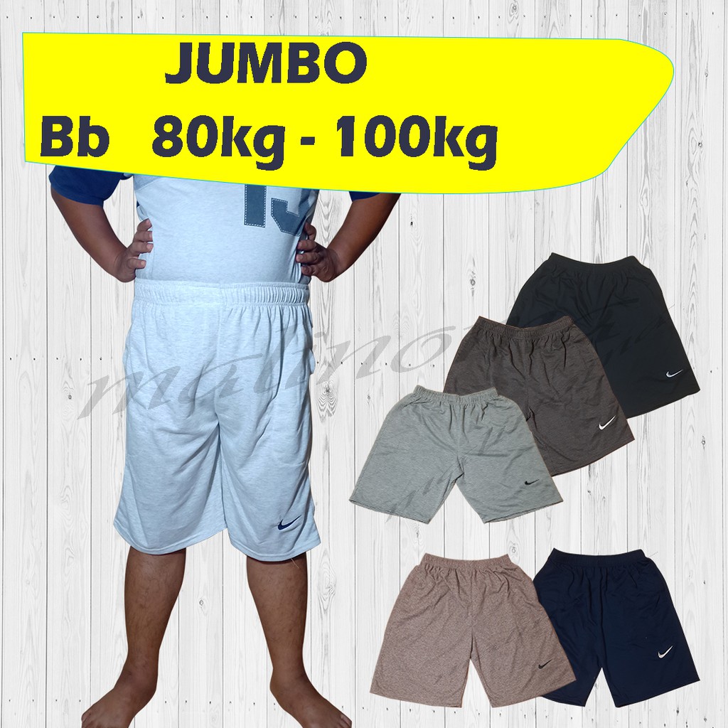 CELANA  JUMBO PENDEK KAOS PRIA DAN WANITA