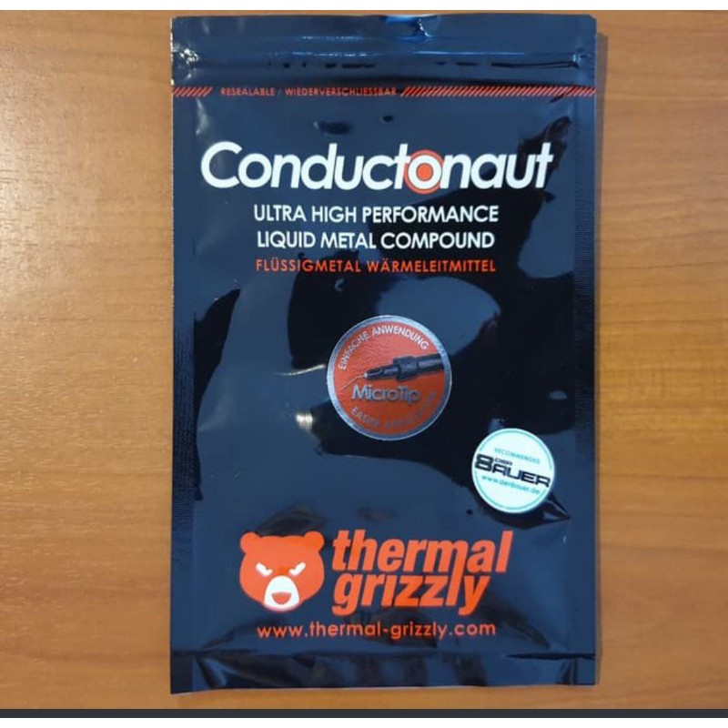 Thermal Grizzly Conductonaut Liquid Metal 1gr ORIGINAL