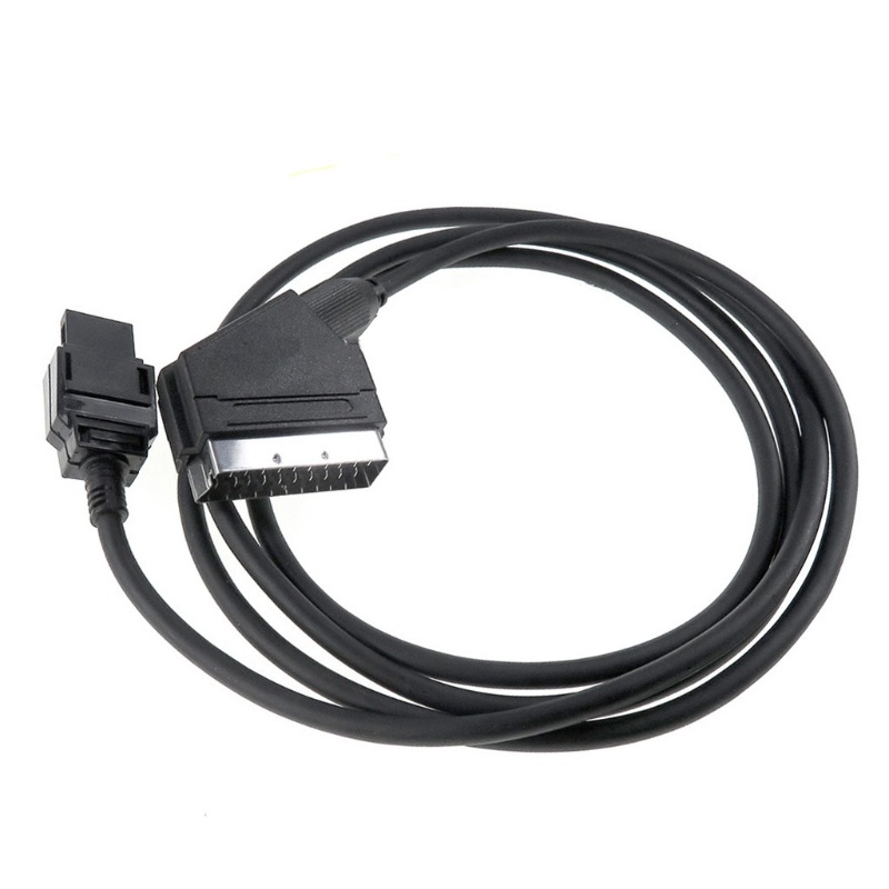 Btsg 1.8m/3.0m RGB Scart Video AV Kabel Sambungan Cord Untuk Konsol NES, Panjang 5.9FT/9.8FT Plug Connecting Wire Connec