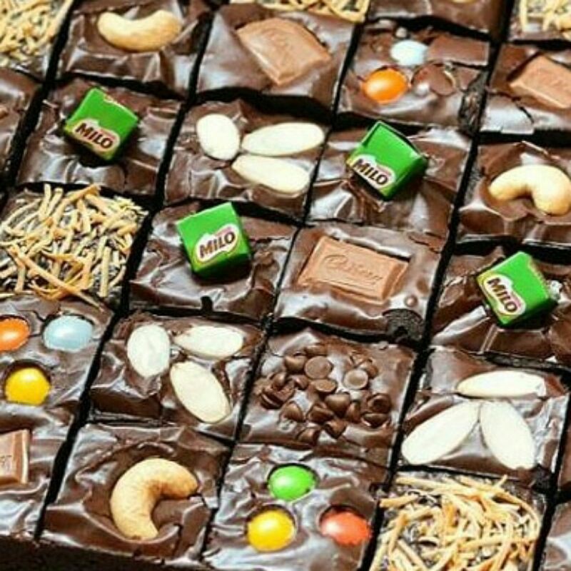 

Fudge Brownies/Brownies sekat/Oleh2Bogor/Brownies Hampers/Ultah/anniv
