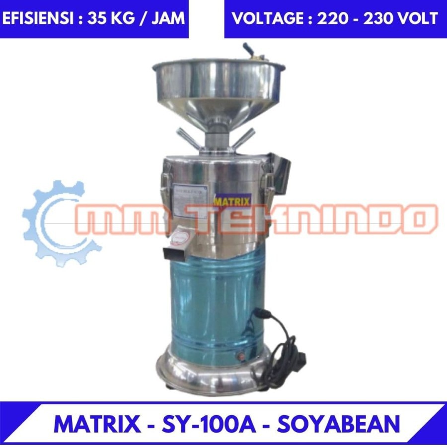 MATRIX - SY-100A - SOYABEAN - MESIN SUSU KEDELAI - STAINLESS STEEL