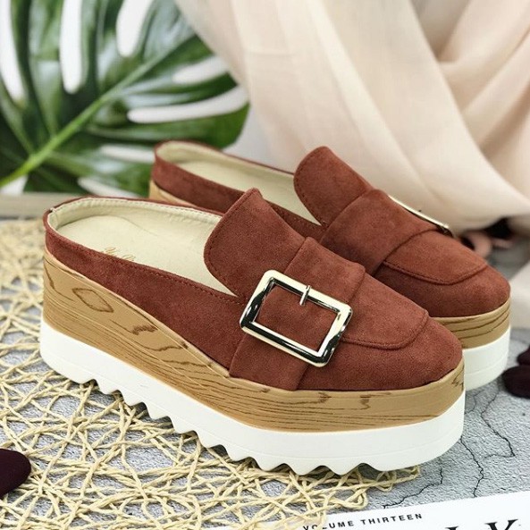 Wedges wanita 2197 import realpict