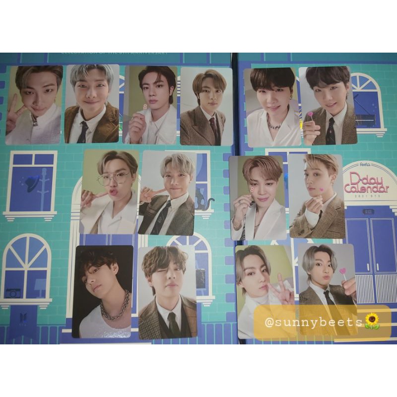 Jual [READY STOCK] BTS Festa DDay Calendar 2021 PC Photocard D6 Jin