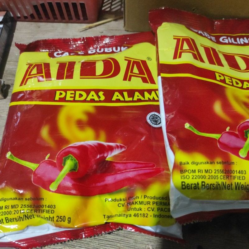 

AIDA PEDAS ALAMI CABE GILING 250g