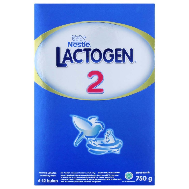 Lactogen 1/2 750gr / Susu Formula