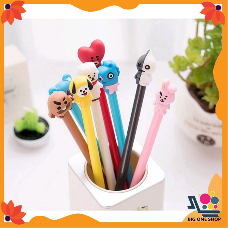 

Pulpen Fancy Gel Pena Karakter BT21 Army KPOP