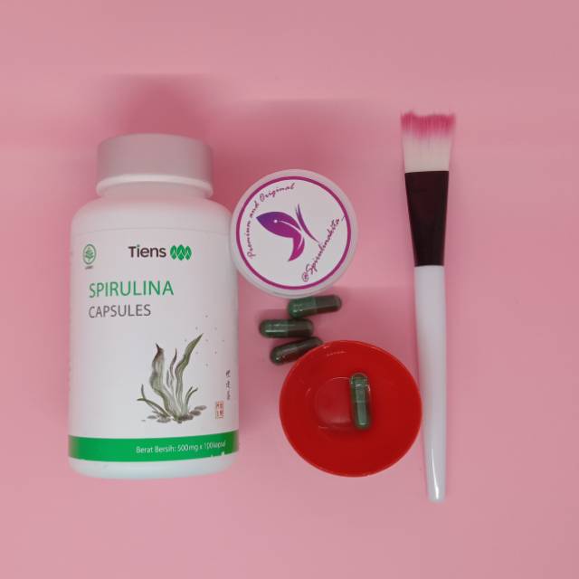 Masker spirulina - Masker spirulina tiens - Masker spirulina asli - Masker spirulina tien - (COD)