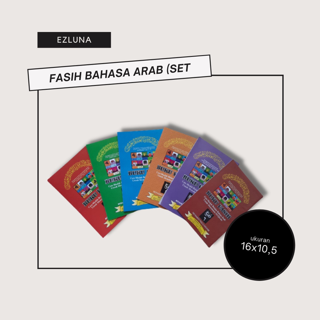 Buku Fasih Cara Mudah Belajar Bahasa Arab 1 Set Shopee Indonesia
