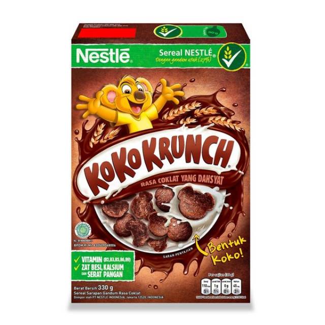 

Koko Krunch Sereal Gandum Cokelat 330 gr