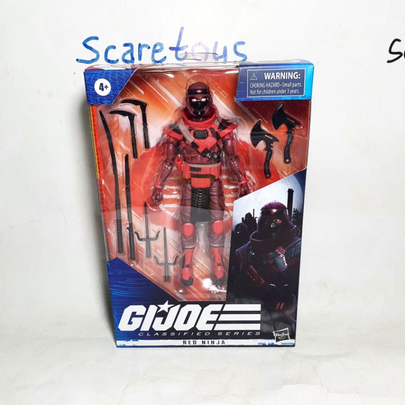 Gi Joe Gijoe Classified Series Red Ninja