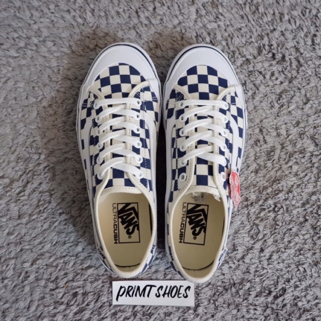 Vans Old Skool Style 36 Decon Sf Checkerboard - Navy/White