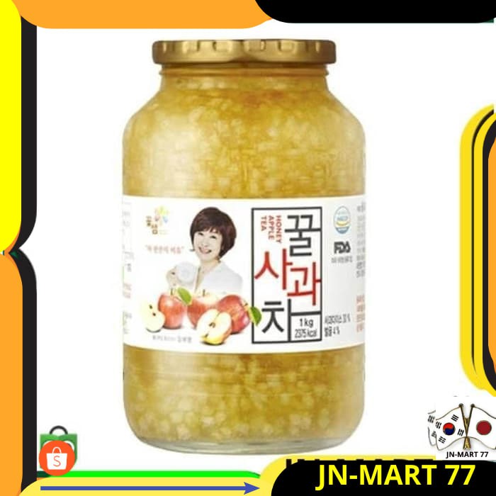 

MAKANAN KOREA/KOREAN FOOD/MINUMAN KOREA HALAL KKOH SHAEM HONEY APPLE CITRON 1 KG - TEH MADU APEL ORI