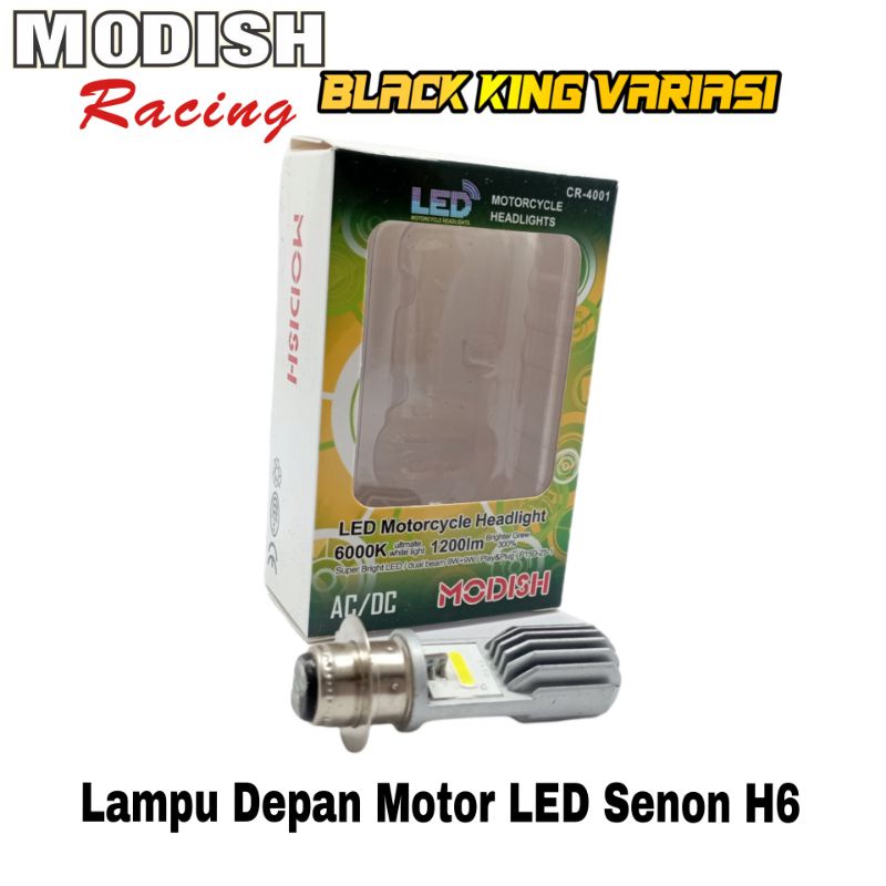 Lampu Depan Led Motor Modish M2A H6 AC/DC All Motor Matic / Bebek