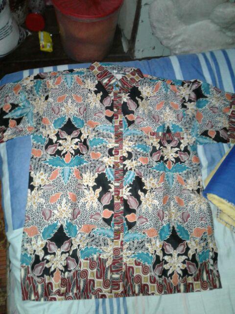 Qnunbatik Batik Keluarga Gamis Muslim Wanita Sedona Parang