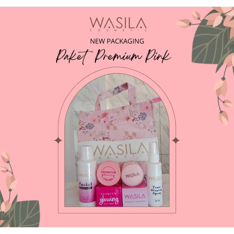 paket premium pink Wasila Cosmetic Paket Premium Pink paket skincare murah BPOM aman WA beauty mix s