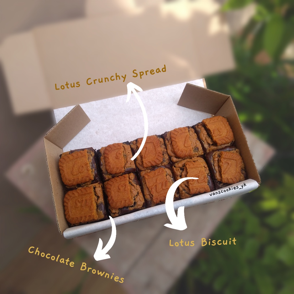 

Lotus Biscoff Brownies
