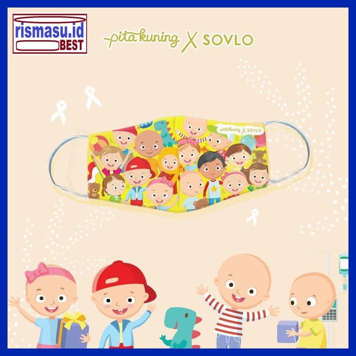 

7Tu8Y80- Masker Anak Pita Kuning X Sovlo 3Qq4Sr-