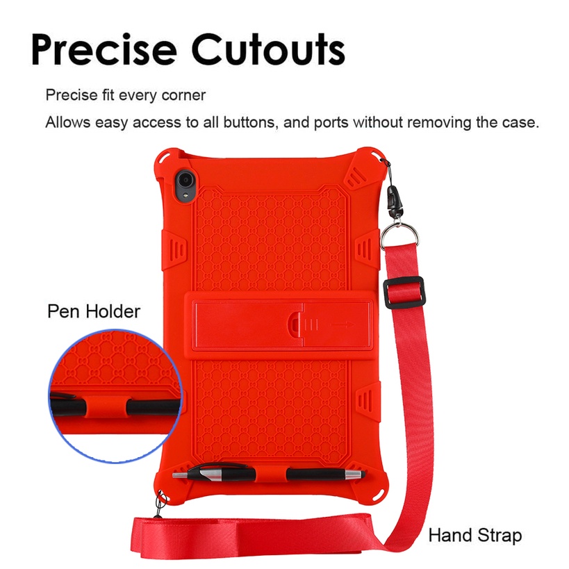 Casing Silikon Tablet Teclast T50 11 &quot;2022 T50 Phablet 11&quot; Dengan Strap