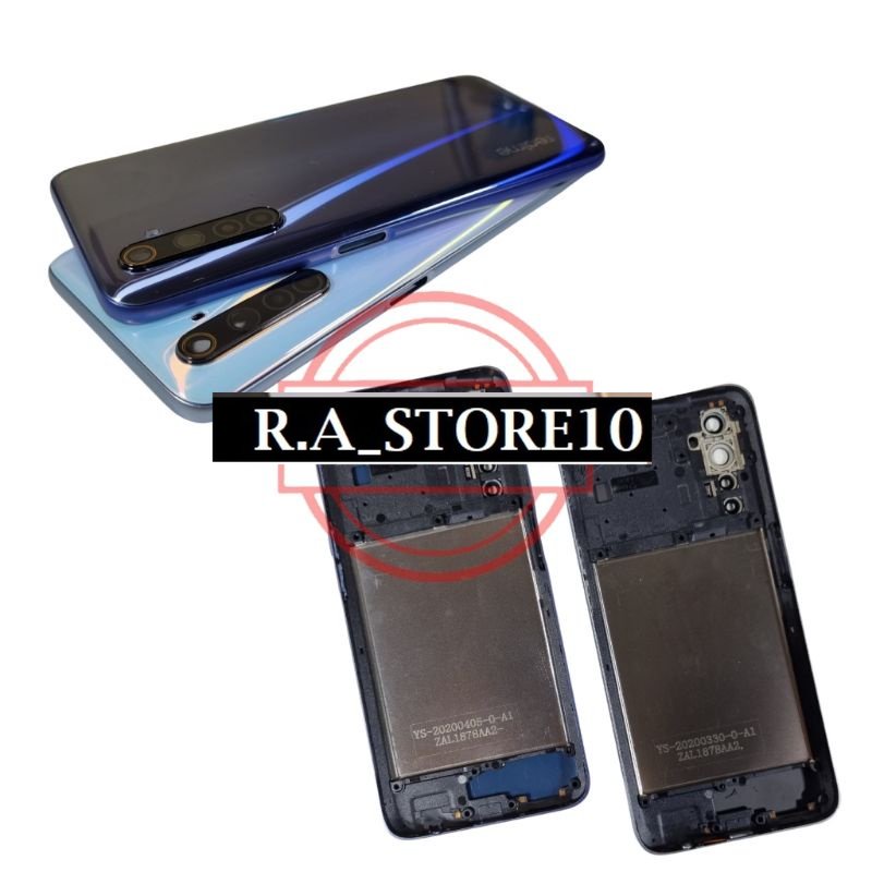 KESING CASING HOUSING FULLSET REALME 6 - TUTUP BELAKANG BATERAI