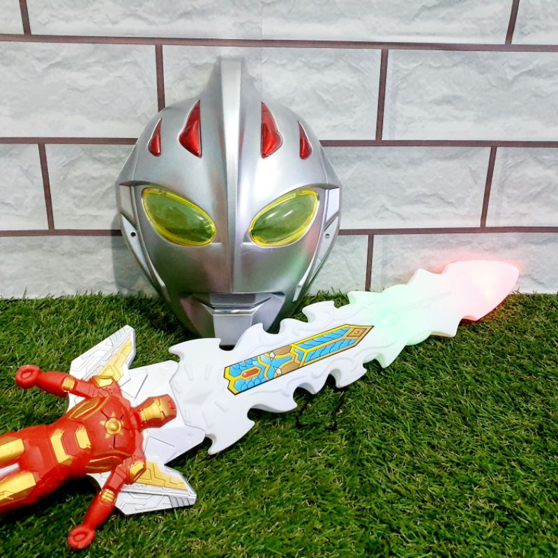 Mainan Set Topeng & Pedang ultramen - Paket Mainan pedang ultramen