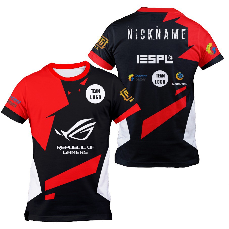 Jersey Game Esports Free Fire PUBG Mobile Legends AOV 002 Shopee Indonesia