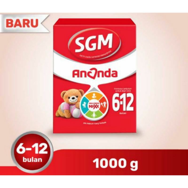 SGM ANANDA 0-6BULAN/ 6-12BULAN 1000GR