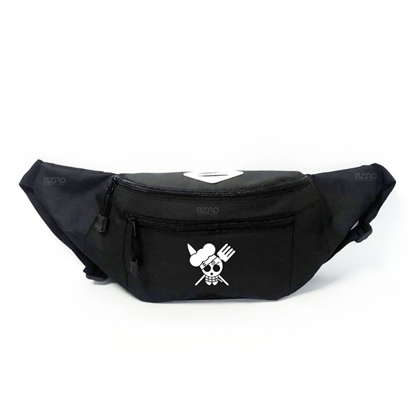 TAS WAISTBAG SLEMPANG PRIA WANITA Anime One Piece Sanji SELEMPANG DISTRO KAGE