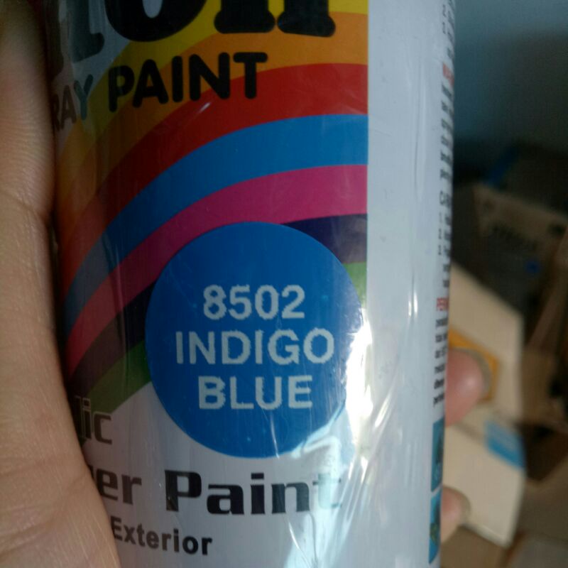 Pilok Diton 150cc Redi Semua Warna hitam putih black doff 884 clear foxy poxy bening kuning abu hijau emas crome chrome redi stok-INDIGO BLUE 8502