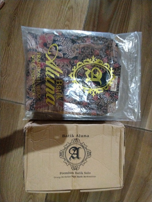 Kemeja Batik Pria Lengan Panjang Premium Slimfit Kantor Modern Batik Aluna Pcw 016