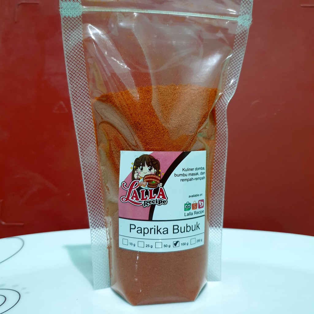 

Paprika Bubuk 100 gram / Red Paprika Powder 100 gram