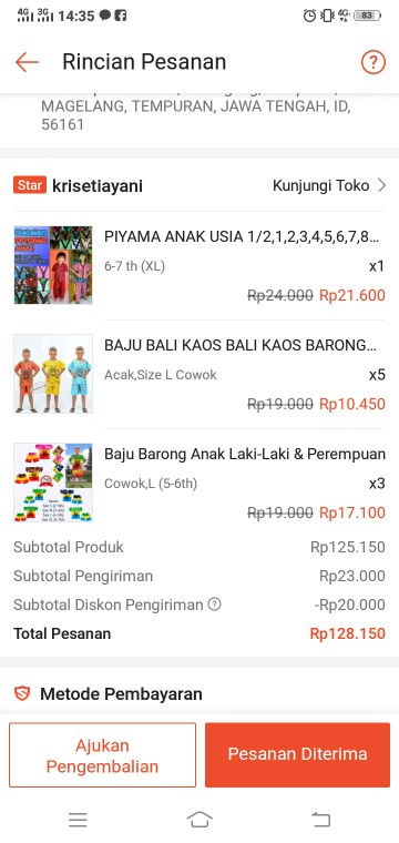 Baju Bali Kaos Bali Kaos Barong Anak Kaos Khas Bali Piyama Anak Batik Anak Baju Tidur Terlaris