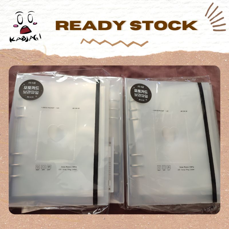 

[READY STOCK] BINDER A5 + SLEEVE BE:OND/LULUROOM