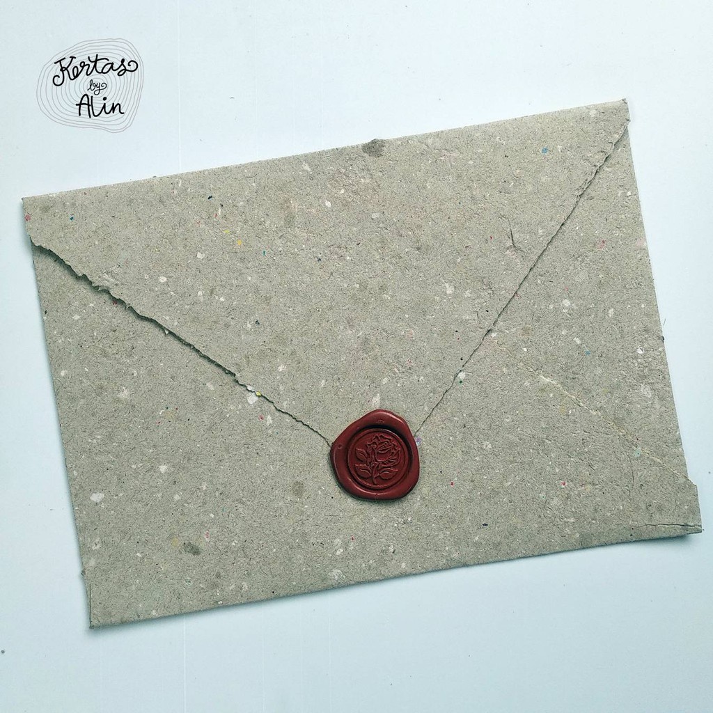 

Amplop Handmade C5 Cokelat – Vintage & Unik, Kertas Daur Ulang