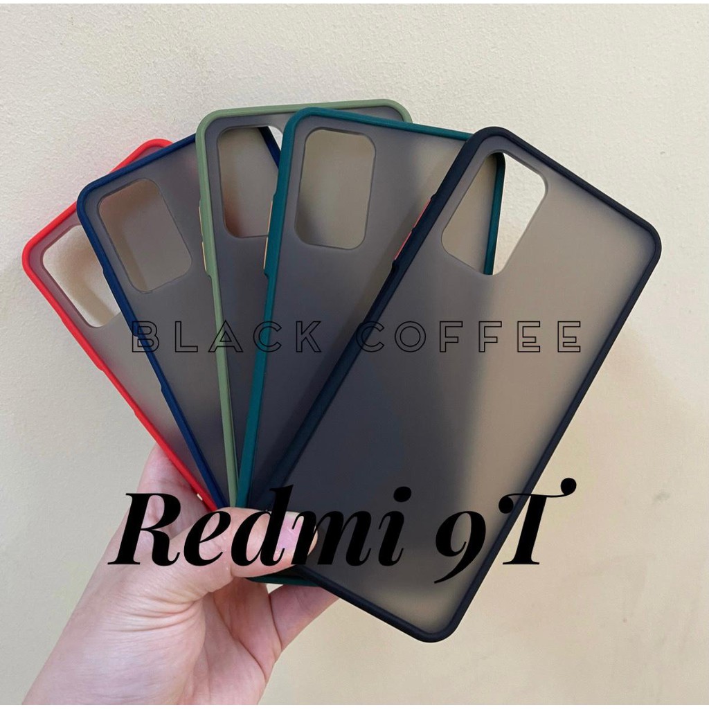 BLACK TRANSPARENT DOFF Case Xiaomi redmi 9T