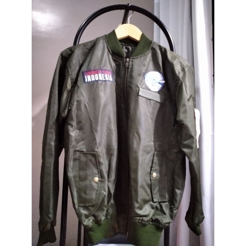 XXX SOLD XXX Bomber jaket R80 Terbangkan Pesawat Indonesia Special edition