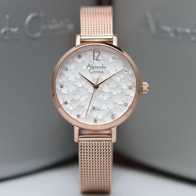 ALEXANDRE CHRISTIE AC 2728 ROSEGOLD. GARANSI RESMI 1TAHUN