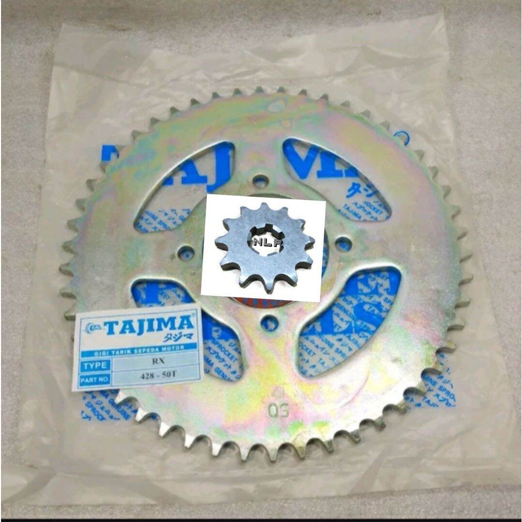 GIR GEAR BELAKANG JUPITER Z FIZR UKURAN 50T GIR BELAKANG 50T RX KING JUPITER VEGA