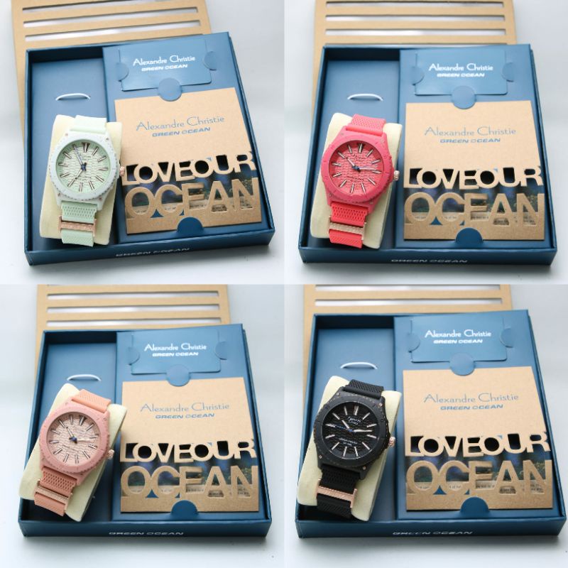 [ORIGINAL100%✔]JAM TANGAN WANITA PRIA ALEXANDRE CHRISTIE AC6584 / AC 6584 GARANSI RESMI 1TAHUN