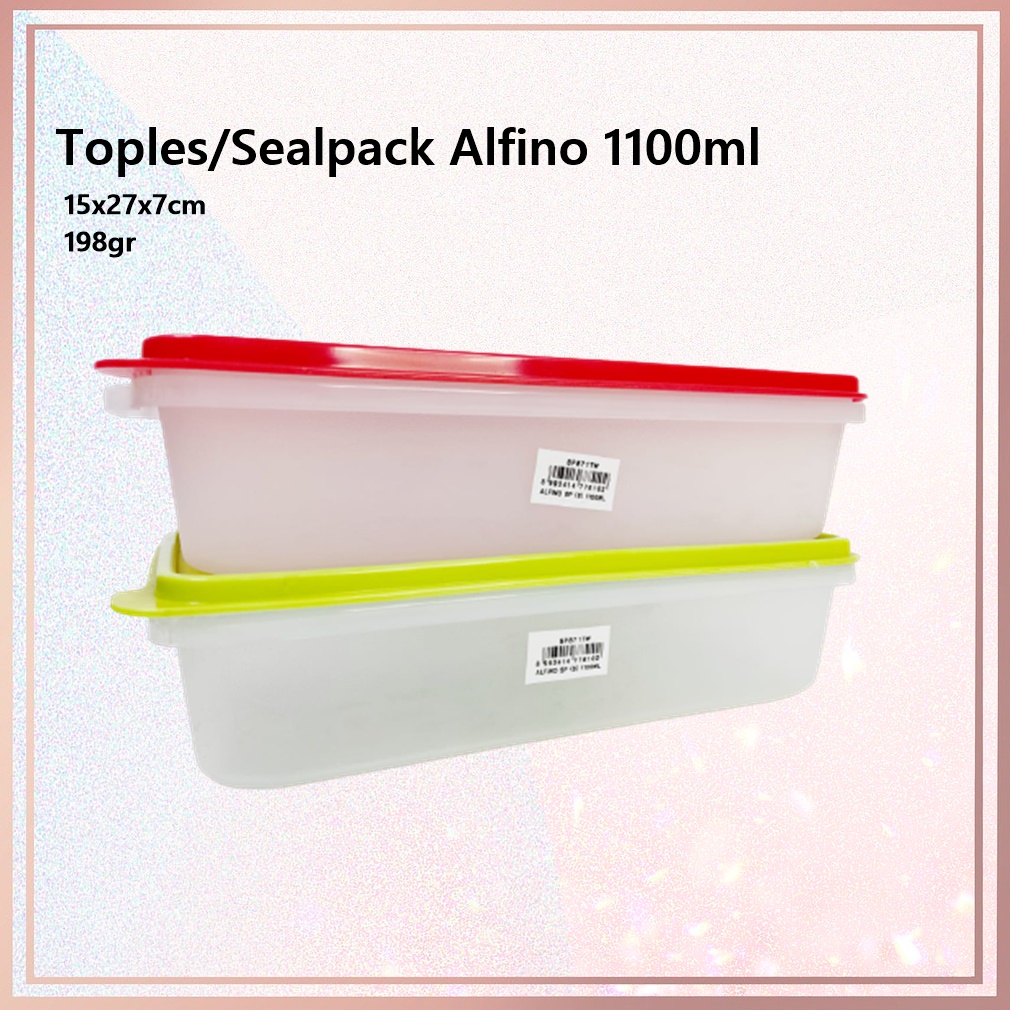 Toples Penyimpanan/Seal Pack Alfino 1100ml