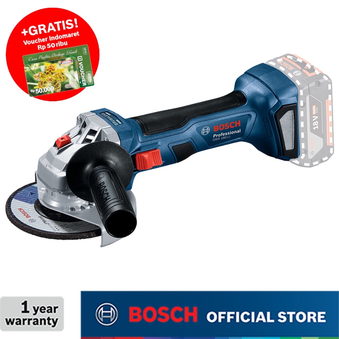 Jual Bosch Cordless Angle Grinder Brushless Gerinda Tangan Baterai