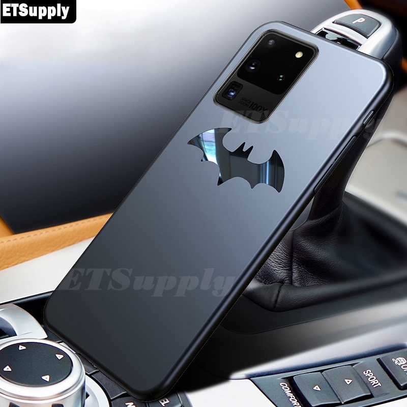 ETS Untuk Samsung Galaxy S20 Ultra S20 Plus S20 Hard Case 3 Mm Ultra-tipis Super Light Metal Bat Man