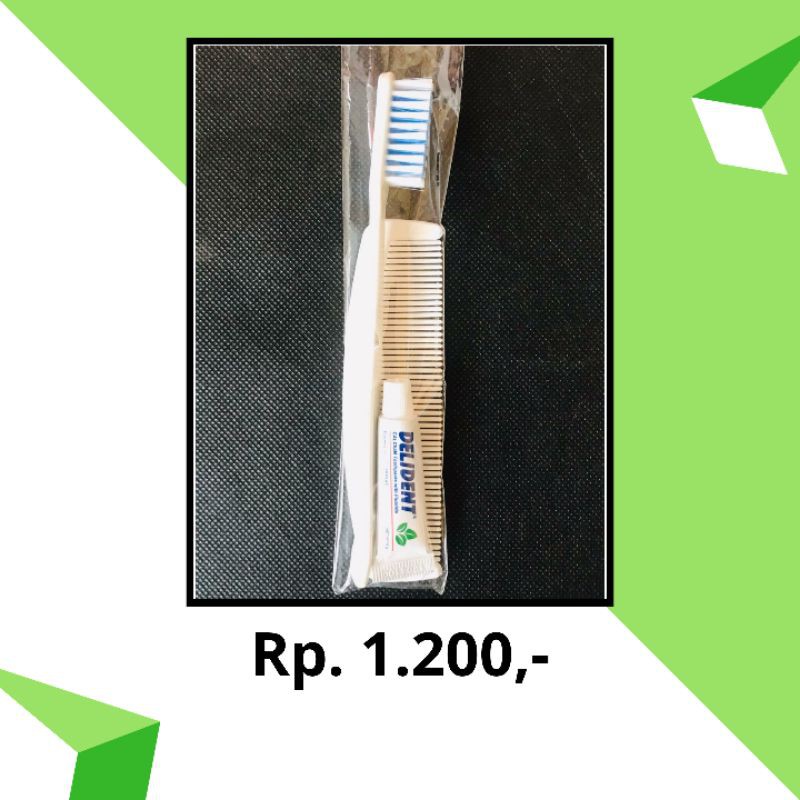 Dental Kit Hotel + Sisir