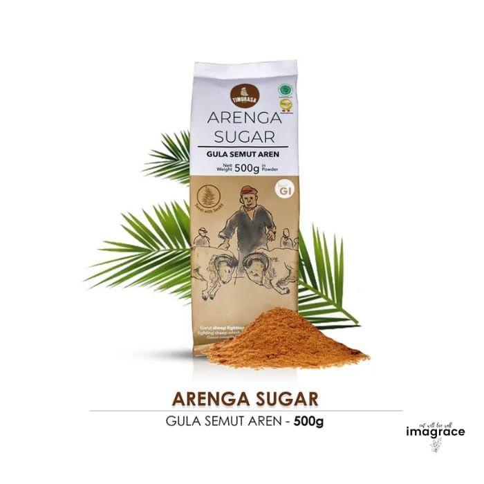 

GULA AREN BUBUK ORGANIK / ORGANIC ARENGA PALM SUGAR 500 GRAM TIMURASA