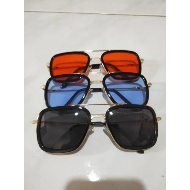 Kacamata Edith Tony stark iron man Anti Radiasi