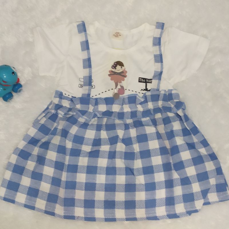 Dress anak lucu import, baju bayi perempuan import murah.